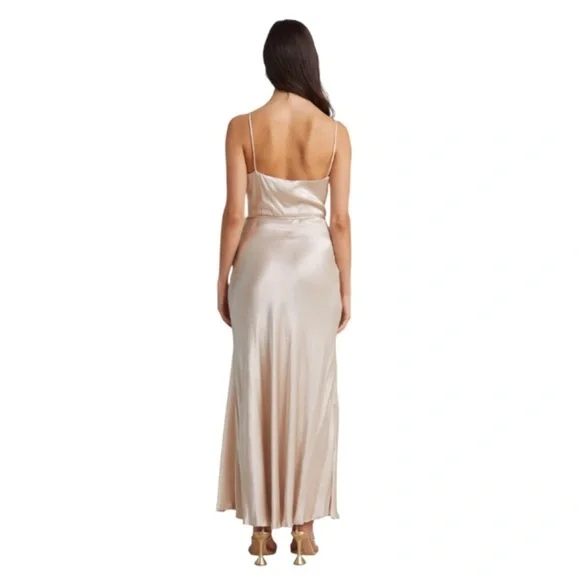 bec and bridge champagne silk dress Silk Pearl Bay Bec And Bridge Champagne Dress Bec Bridge Dresses Bec Bridge  Moon Dance Cowl